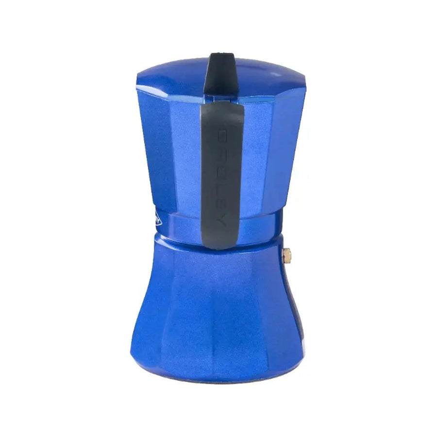 Cafetera Italiana Oroley Petra Azul 9 Tazas Inducción