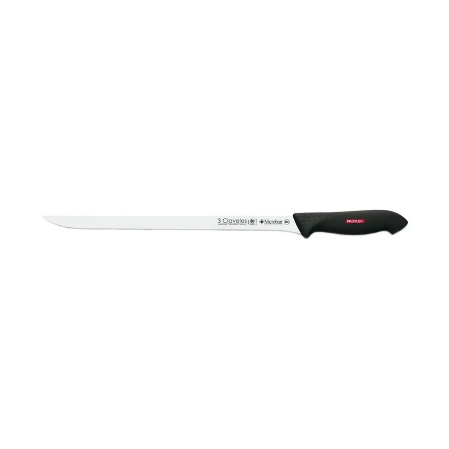 Cuchillo Jamonero 3 Claveles Proflex 8290 Hoja Flexible + Grabado Personalizado