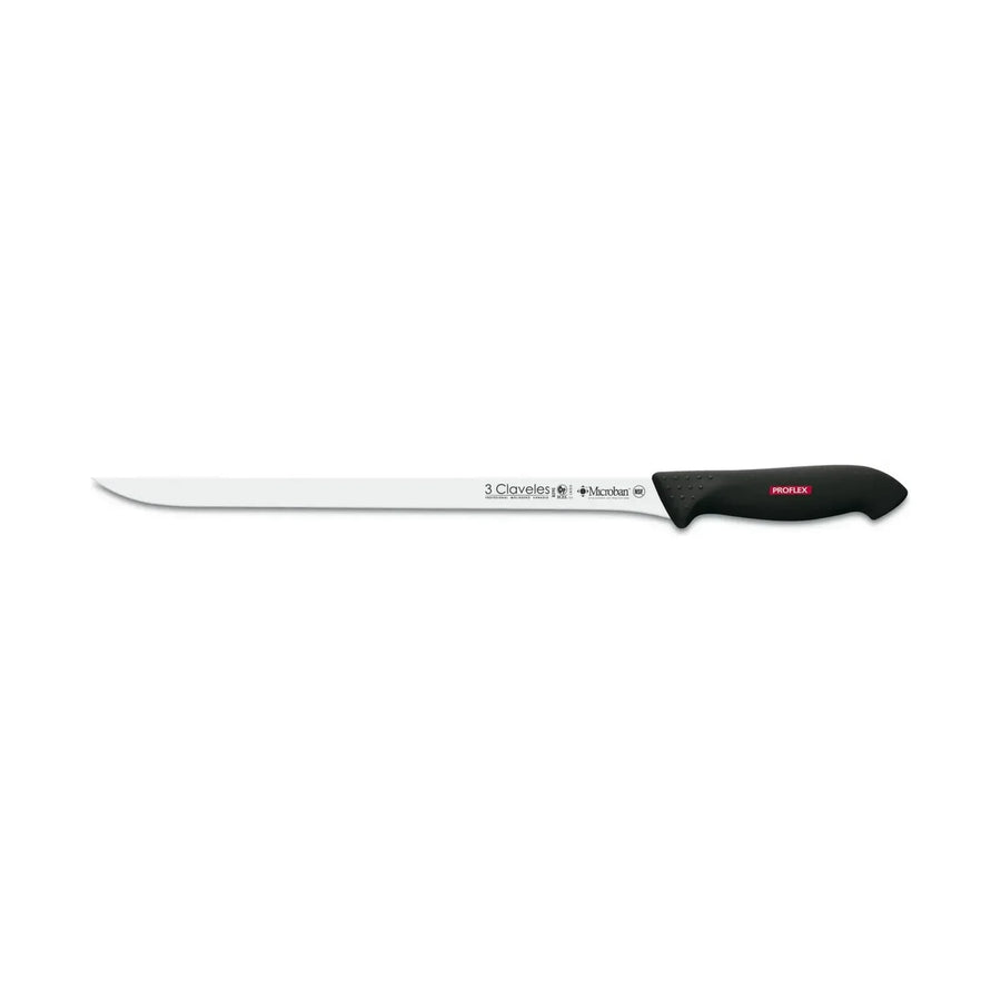 Cuchillo Jamonero 3 Claveles Proflex 8290 Hoja Flexible + Grabado Personalizado