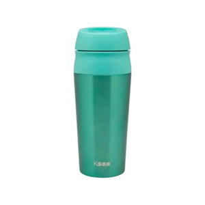 Mug Térmico Keep con Botón 450 ml Turquesa + Grabado Personalizado
