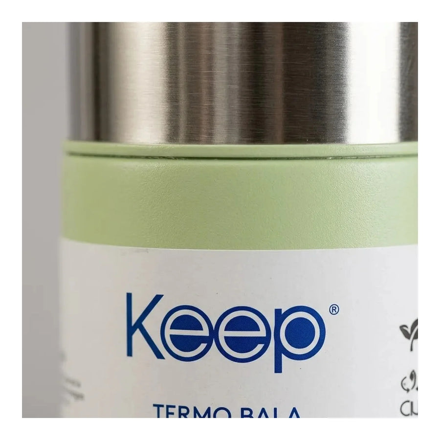 Termo Bala Keep 1 L Verde claro + Grabado Personalizado