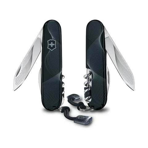 Navaja Cortapluma Victorinox Compact Dark Wave Exclusive Edition 2024 Negro