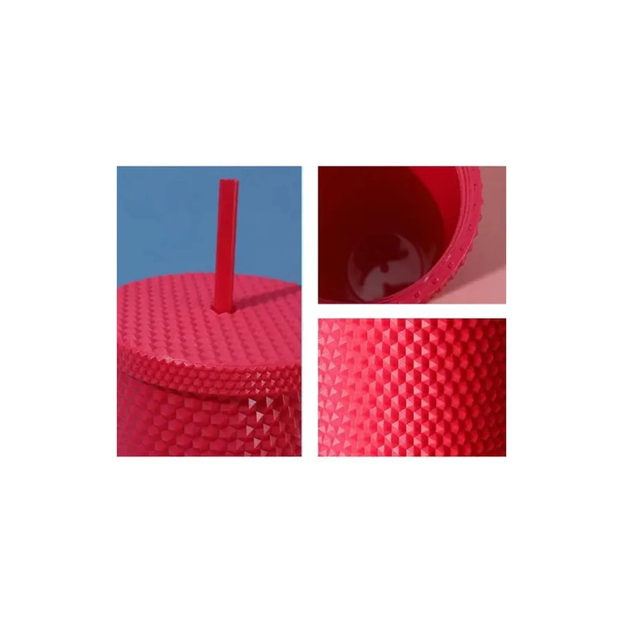 Vaso Tumbler Keep 710 ml con Bombilla Rosa + Grabado Personalizado