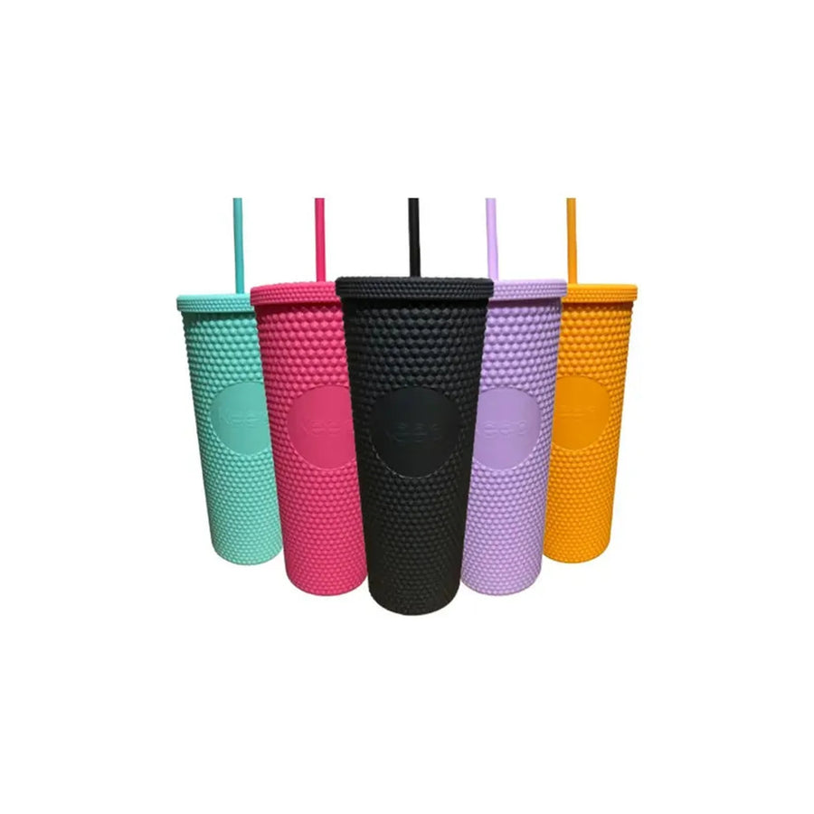 Vaso Tumbler Keep 710 ml con Bombilla Rosa + Grabado Personalizado