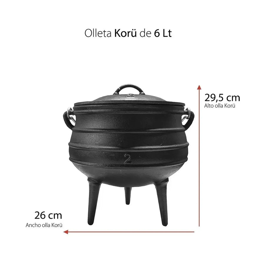 Olleta De Fierro Fundido #1 - 4 Litros