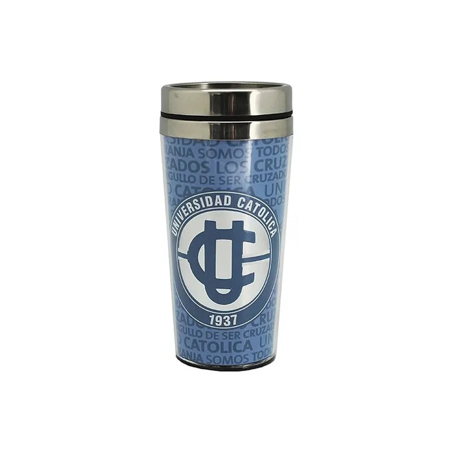 Mug Térmico Universidad Católica con Tapa