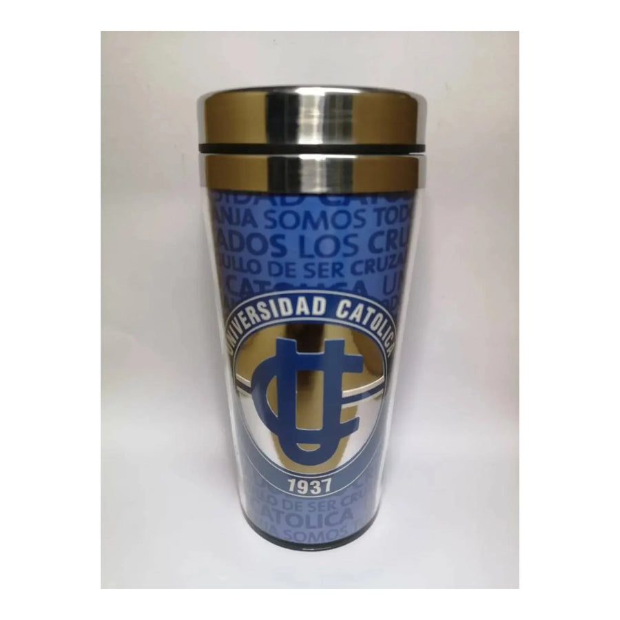 Mug Térmico Universidad Católica con Tapa