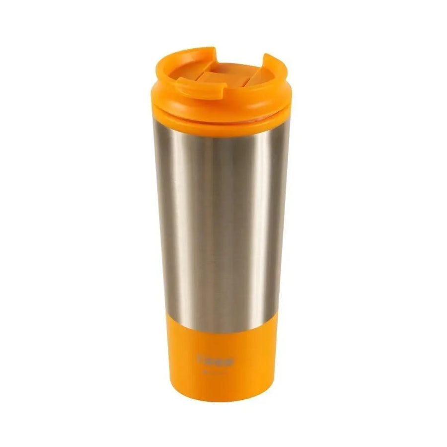 Vaso Térmico Keep 450 ml Amarillo + Grabado Personalizado