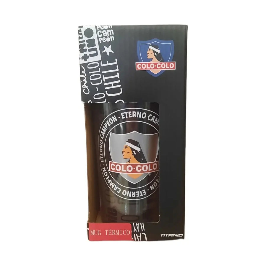 Mug Térmico Colo Colo con Tapa