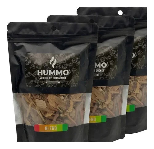 Pack X3  Chips De Madera Para Ahumar Sabores Ahumador Bbq