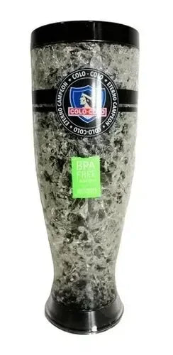 Vaso Frozen Gel Colo Colo Schopero Cerveza Original  600 Ml. Blanco