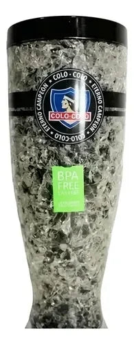 Vaso Frozen Gel Colo Colo Schopero Cerveza Original  600 Ml. Blanco