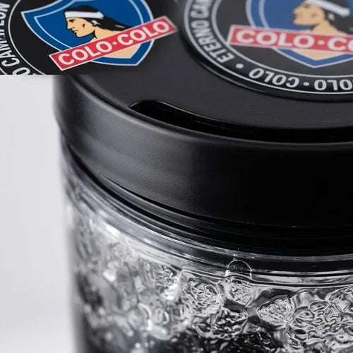 Vaso Frozen Gel Colo Colo Schopero Cerveza Original  600 Ml. Blanco