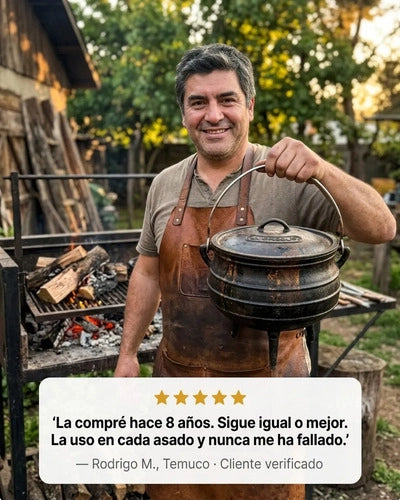 Olla Fierro Fundido 35 Litros