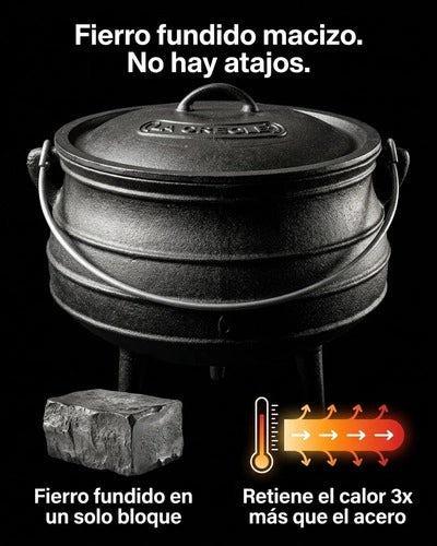 Olla Fierro Fundido 35 Litros
