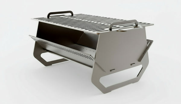 Parrilla Portátil de Camping en Acero al Carbón (3mm)