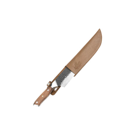 Funda De Cuero Cuchillo Medio Golpe + Grabado Láser Gratis