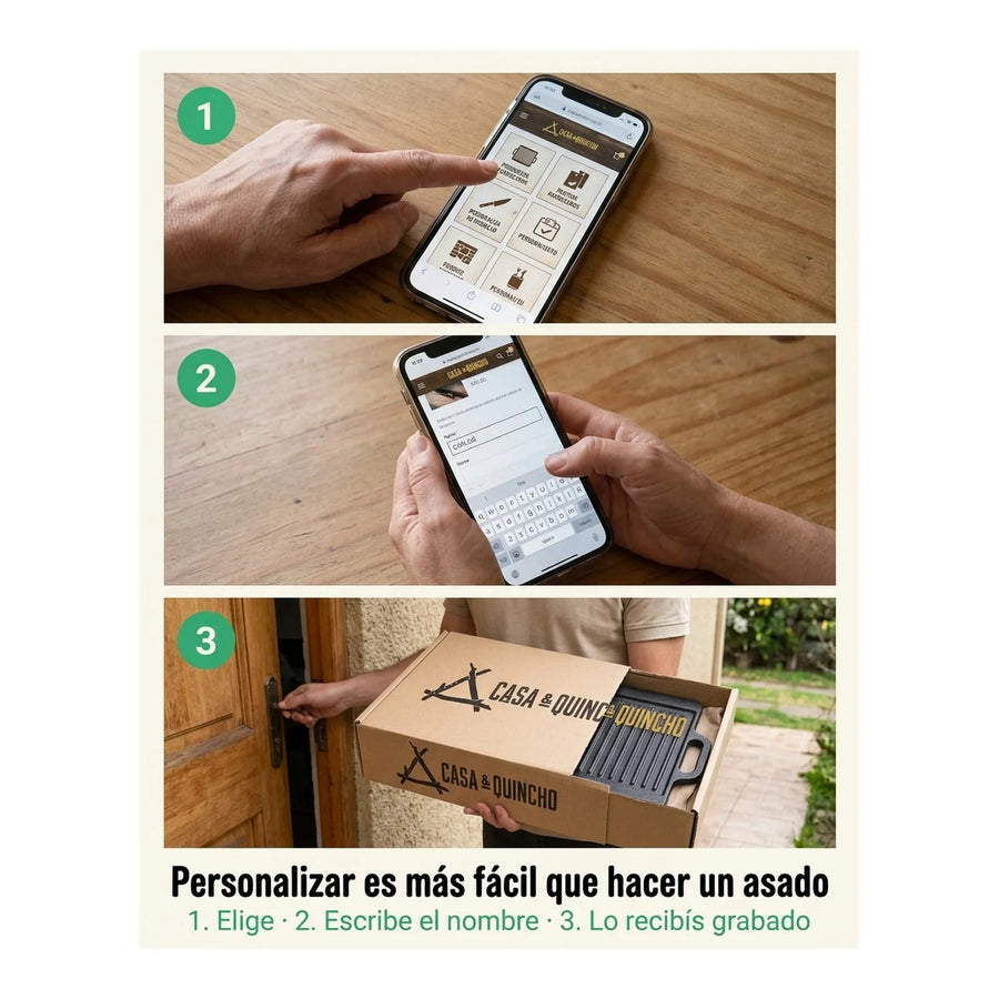 Afilador de Cuchillos y Tijeras 3 Claveles Rueda Manual