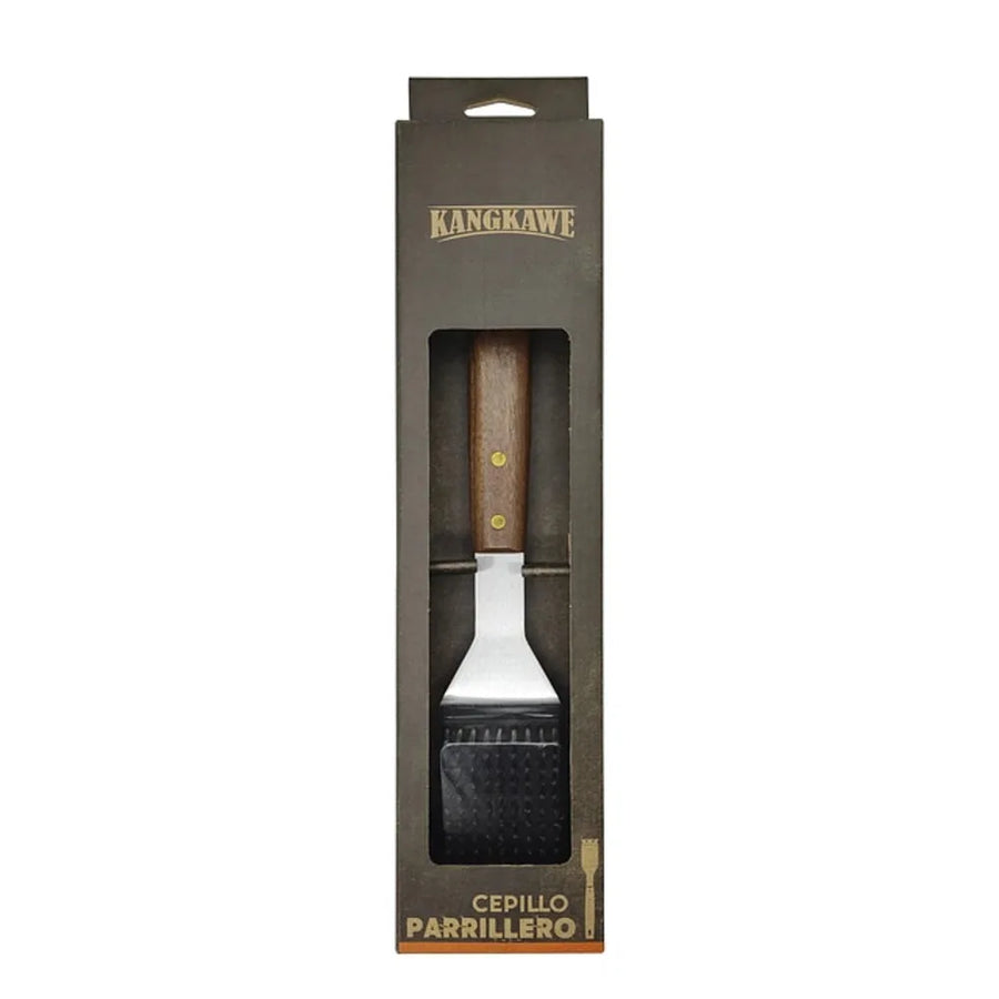 Cepillo limpia parrilla XL Kangkawe en su caja original