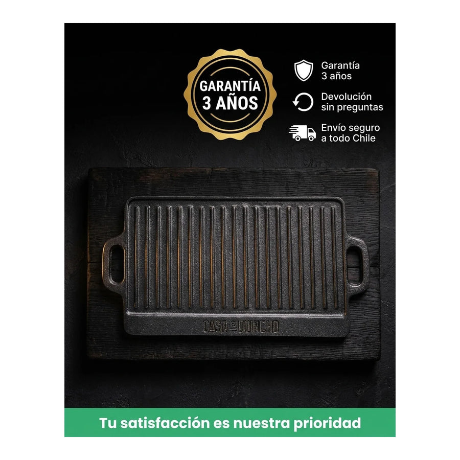 Chaira Estriada 20 cm 3 Claveles Uniblock 1600 para Afilar