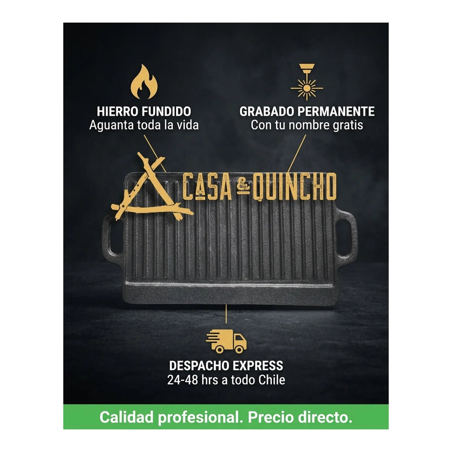 Chaira Estriada 20 cm 3 Claveles Uniblock 1600 para Afilar