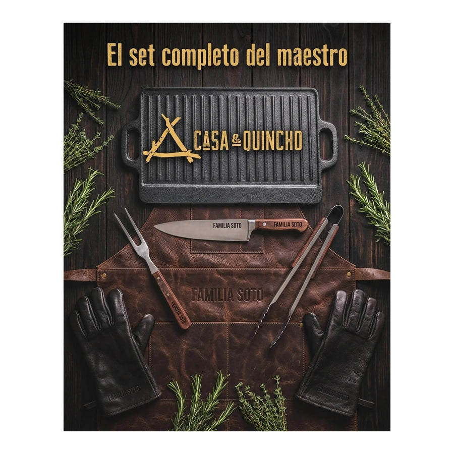 Cuchillo Carnicero 3 Claveles 18 cm Profesional 1383 + Grabado Personalizado