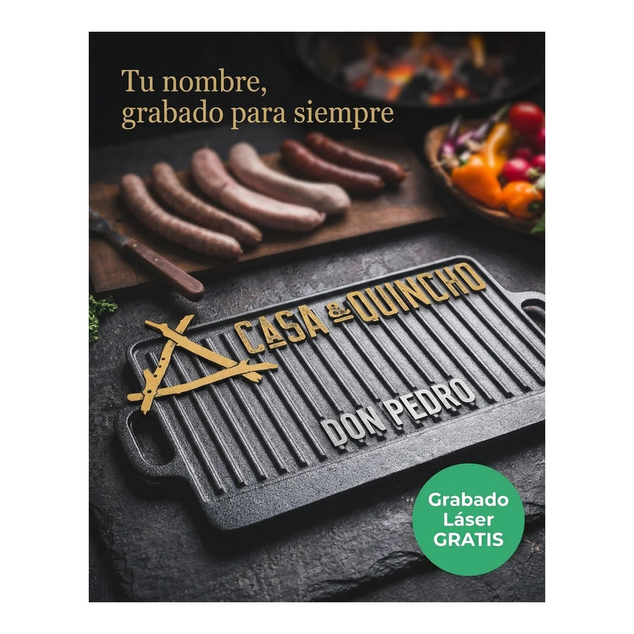 Cuchillo Chef 3 Claveles Norden 20 cm Mango Madera + Grabado Personalizado