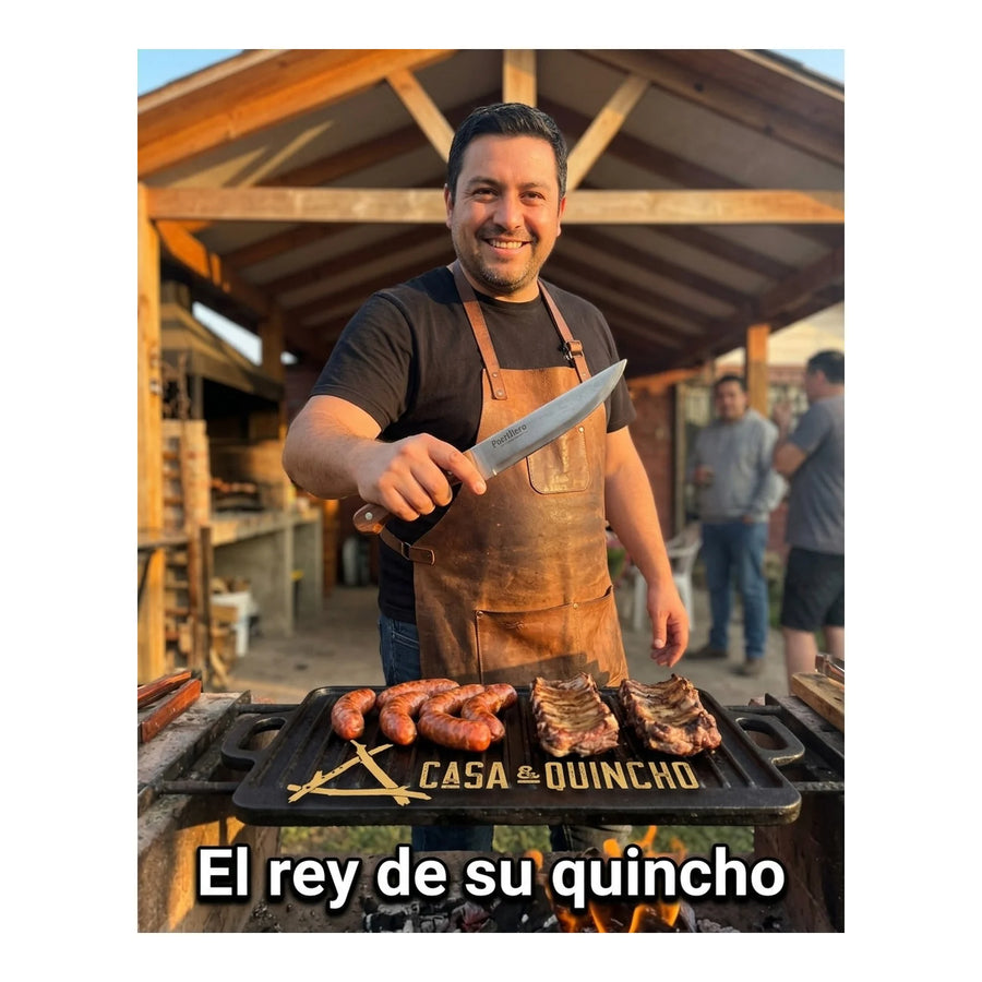 Cuchillo Chef 3 Claveles Norden 20 cm Mango Madera + Grabado Personalizado