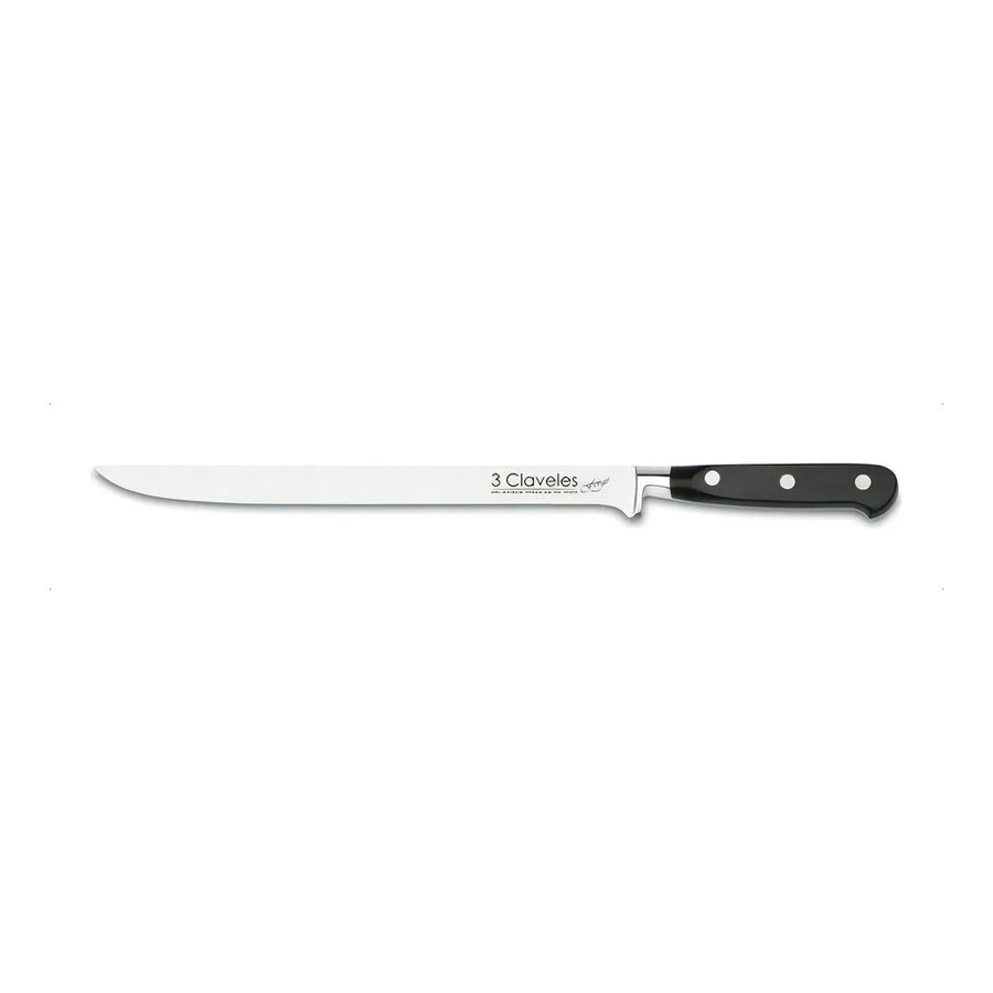 Cuchillo Jamonero 3 Claveles Forge 25 cm 1566 + Grabado Personalizado