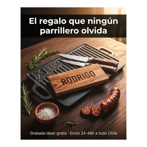 Cuchillo Jamonero 3 Claveles Forge 25 cm 1566 + Grabado Personalizado