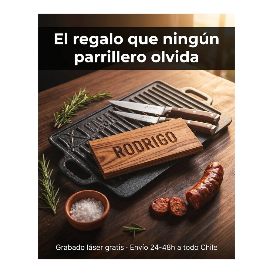 Cuchillo Jamonero 3 Claveles Forge 25 cm 1566 + Grabado Personalizado