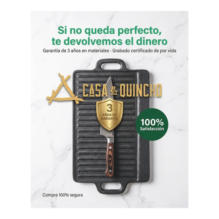 Cuchillo Jamonero 3 Claveles Forge 25 cm 1566 + Grabado Personalizado