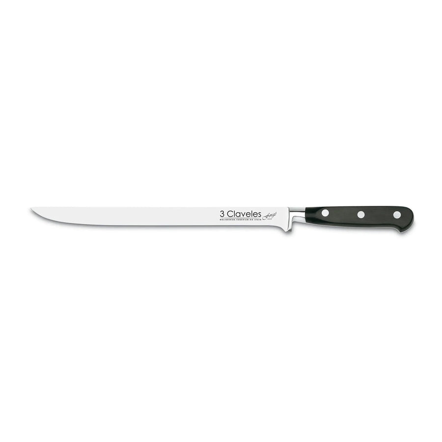 Cuchillo Jamonero 3 Claveles Forge 25 cm 1566 + Grabado Personalizado