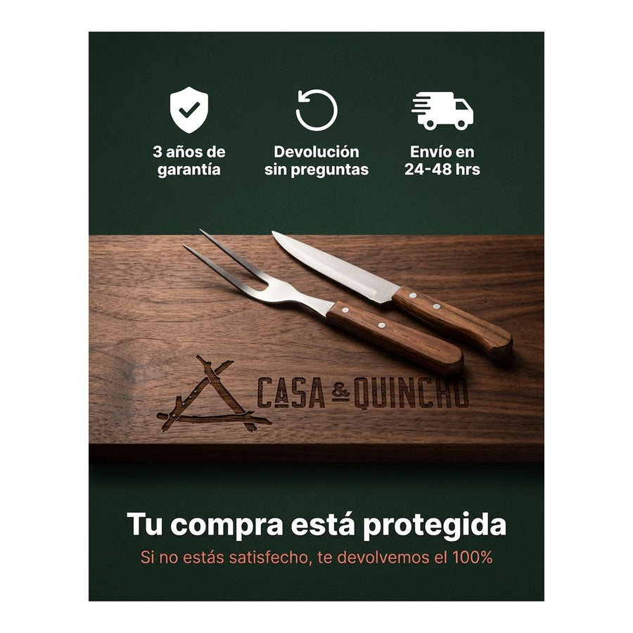 Cuchillo Mondador 3 Claveles Evolucion 6 cm Hoja Curva + Grabado Personalizado