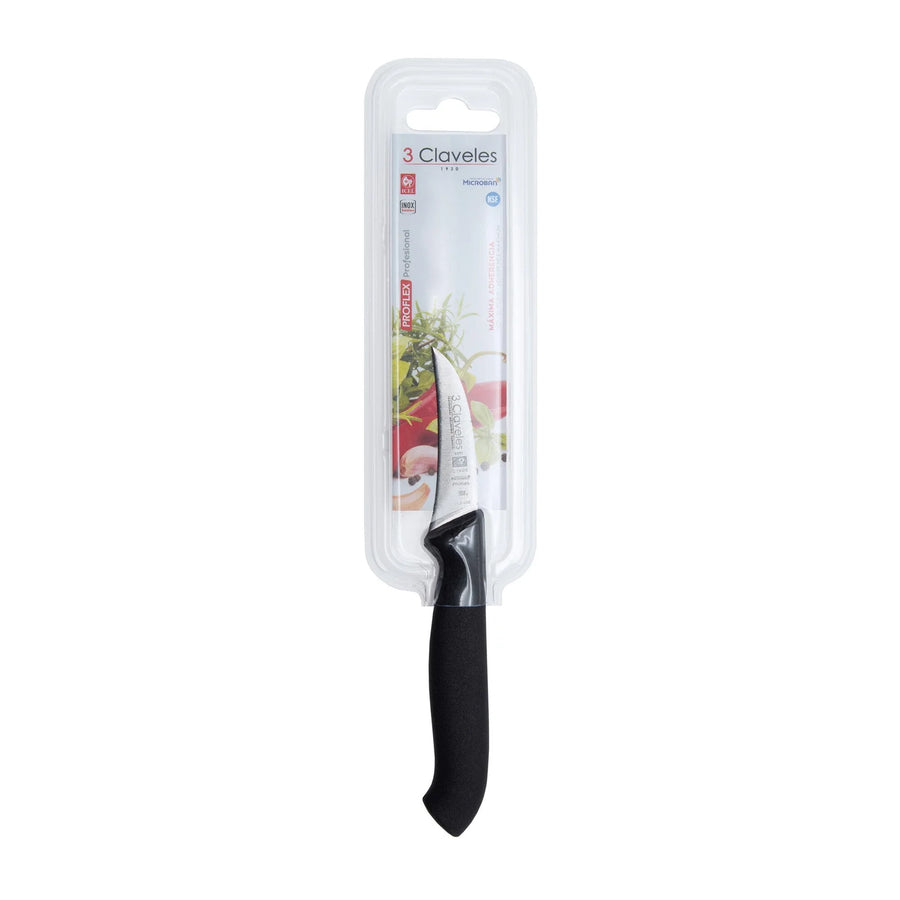 Cuchillo Mondador Curvo 6 cm 3 Claveles Proflex 8291 + Grabado Personalizado
