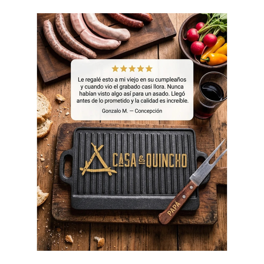Cuchillo Mondador Curvo 6 cm 3 Claveles Proflex 8291 + Grabado Personalizado