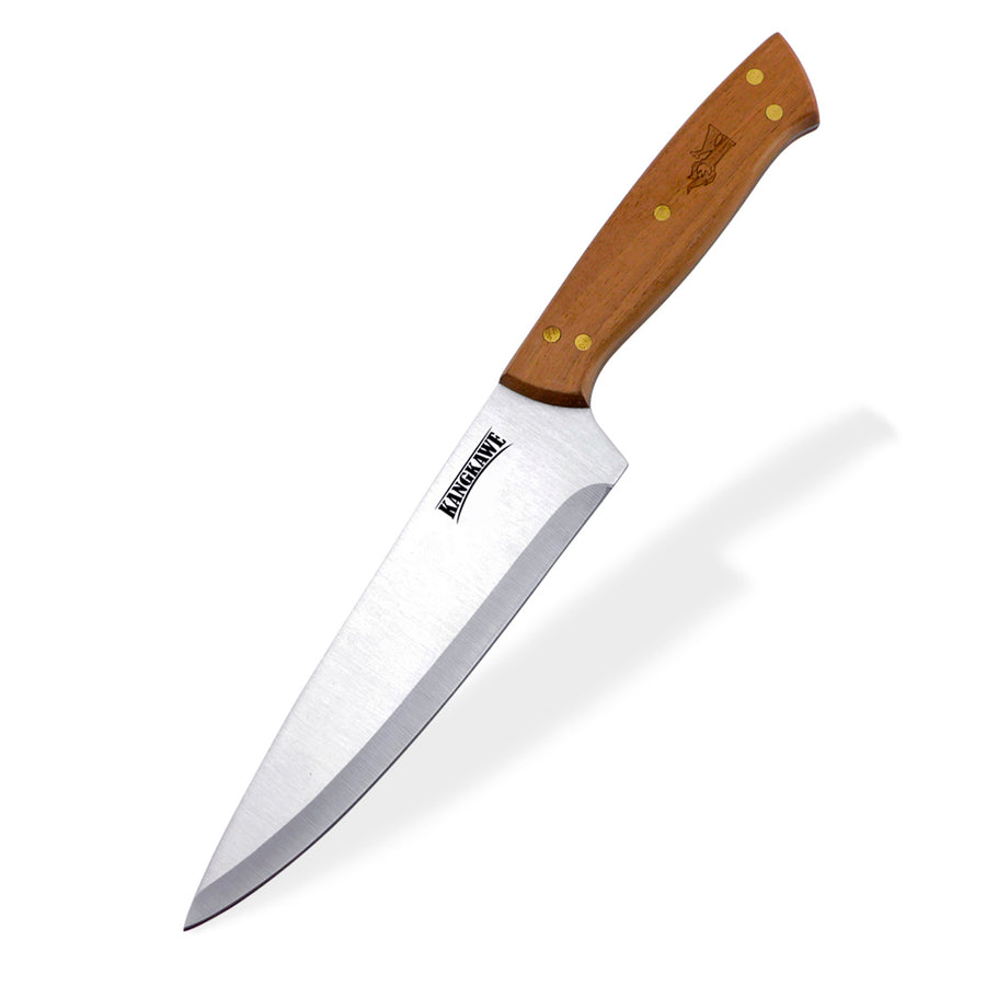 Cuchillo parrillero 8 pulgadas Kangkawe vista desde otro ángulo