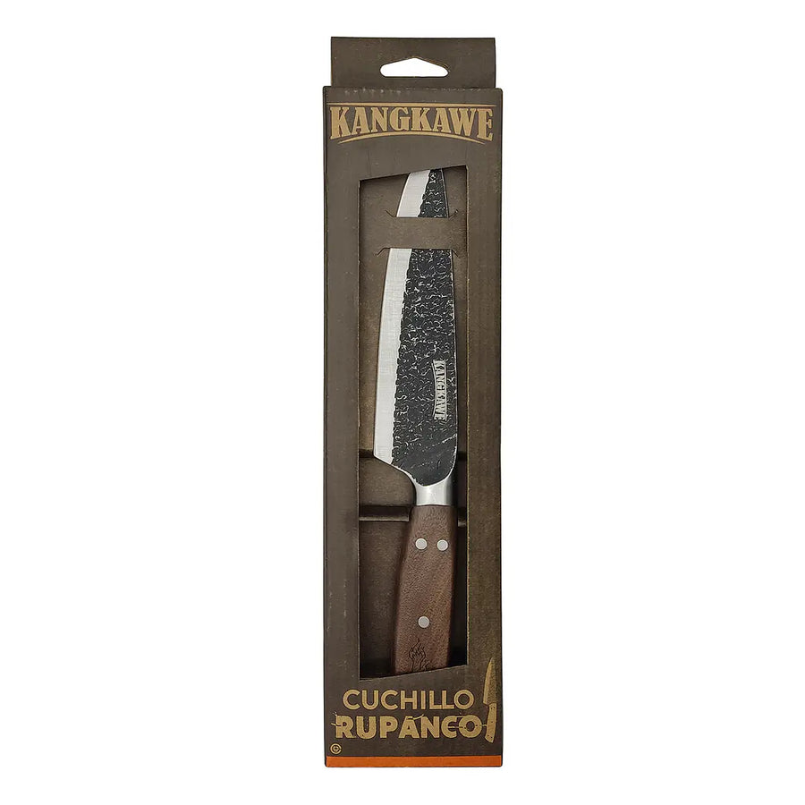 Cuchillo parrillero Rupanco martillado Kangkawe en su caja original