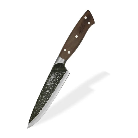 Cuchillo parrillero Rupanco martillado Kangkawe, vista principal