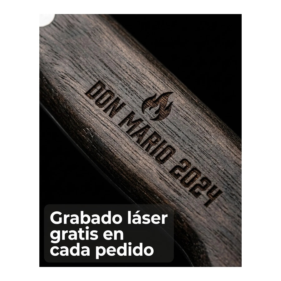Cuchillo Salmonero 3 Claveles Proflex 30 cm Azul + Grabado Personalizado
