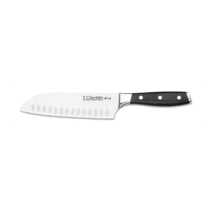 Cuchillo Santoku 3 Claveles Toledo 18 cm Forjado + Grabado Personalizado
