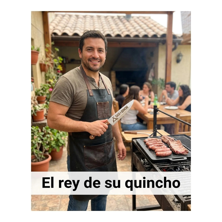 Cuchillo Santoku 3 Claveles Toledo 18 cm Forjado + Grabado Personalizado