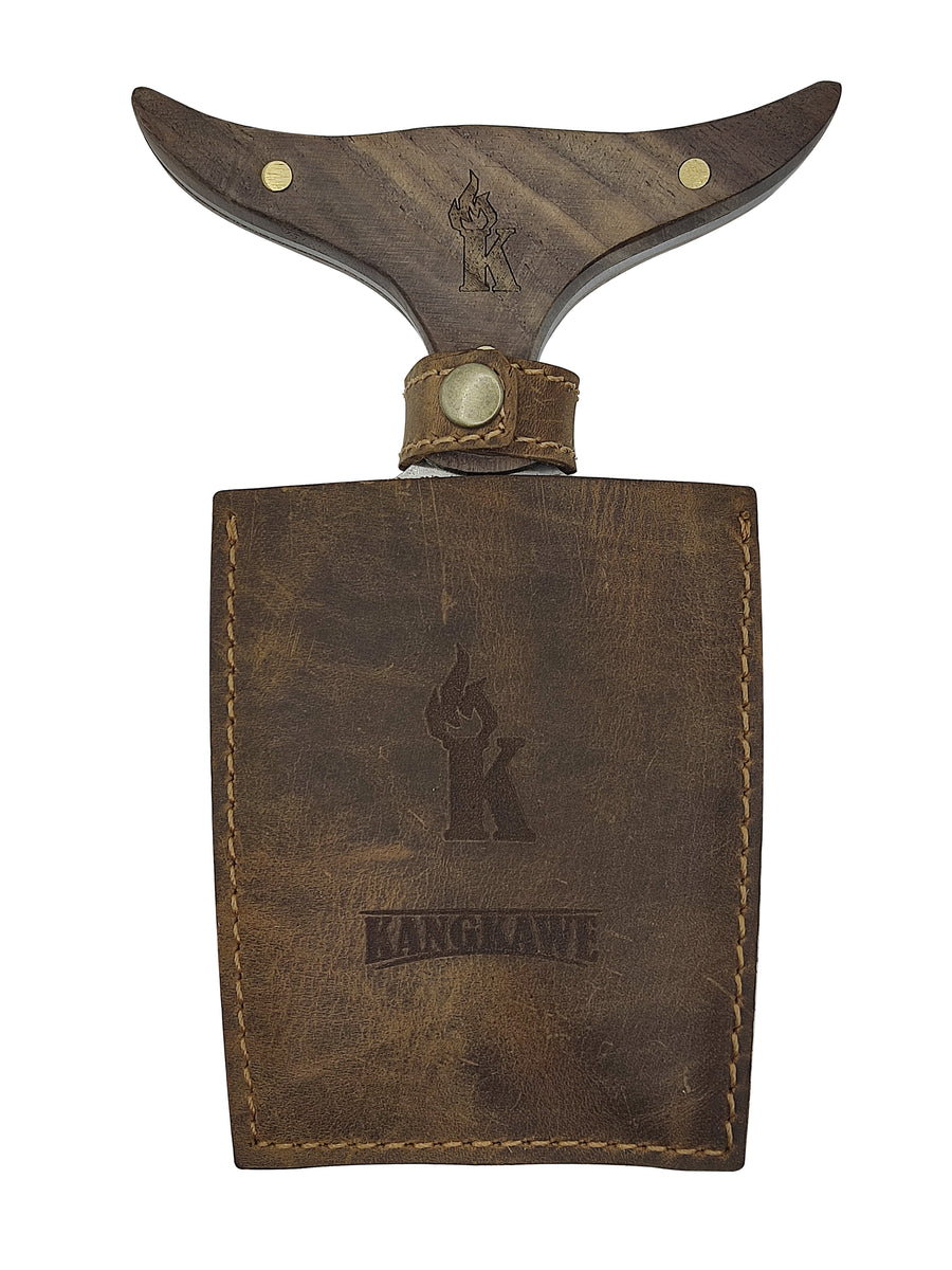 Garra de Oso Búfalo Premium Kangkawe con Funda de Cuero + Grabado Láser