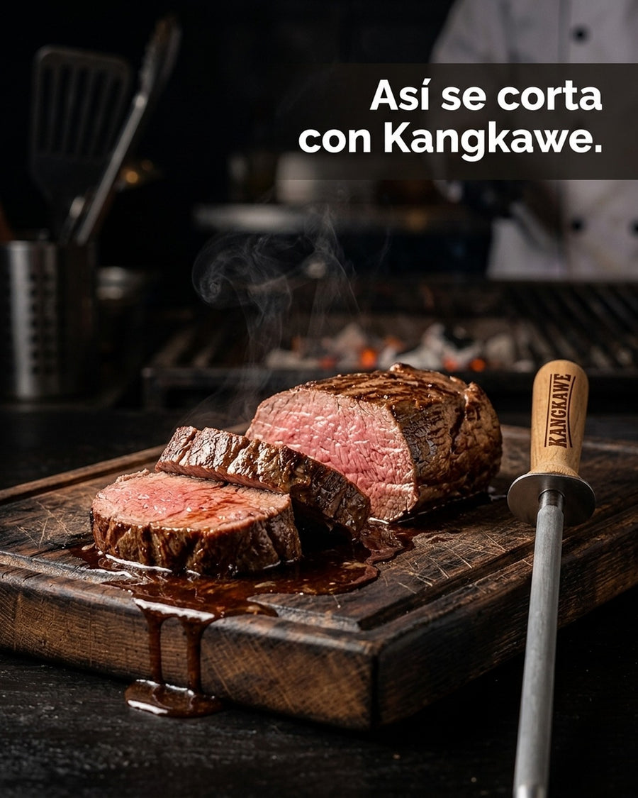 Chaira Astil Kangkawe Afilador De Cuchillos Asado Parrilla