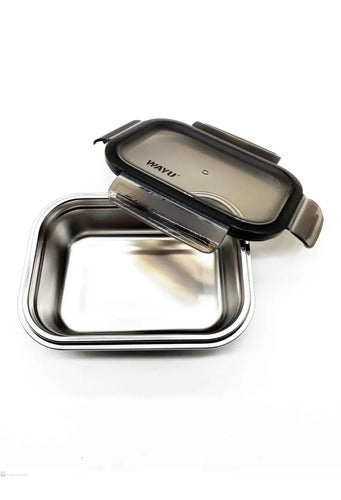 Contenedor Hermético Wayu Acero Microsafe 1.3 Lt Premium