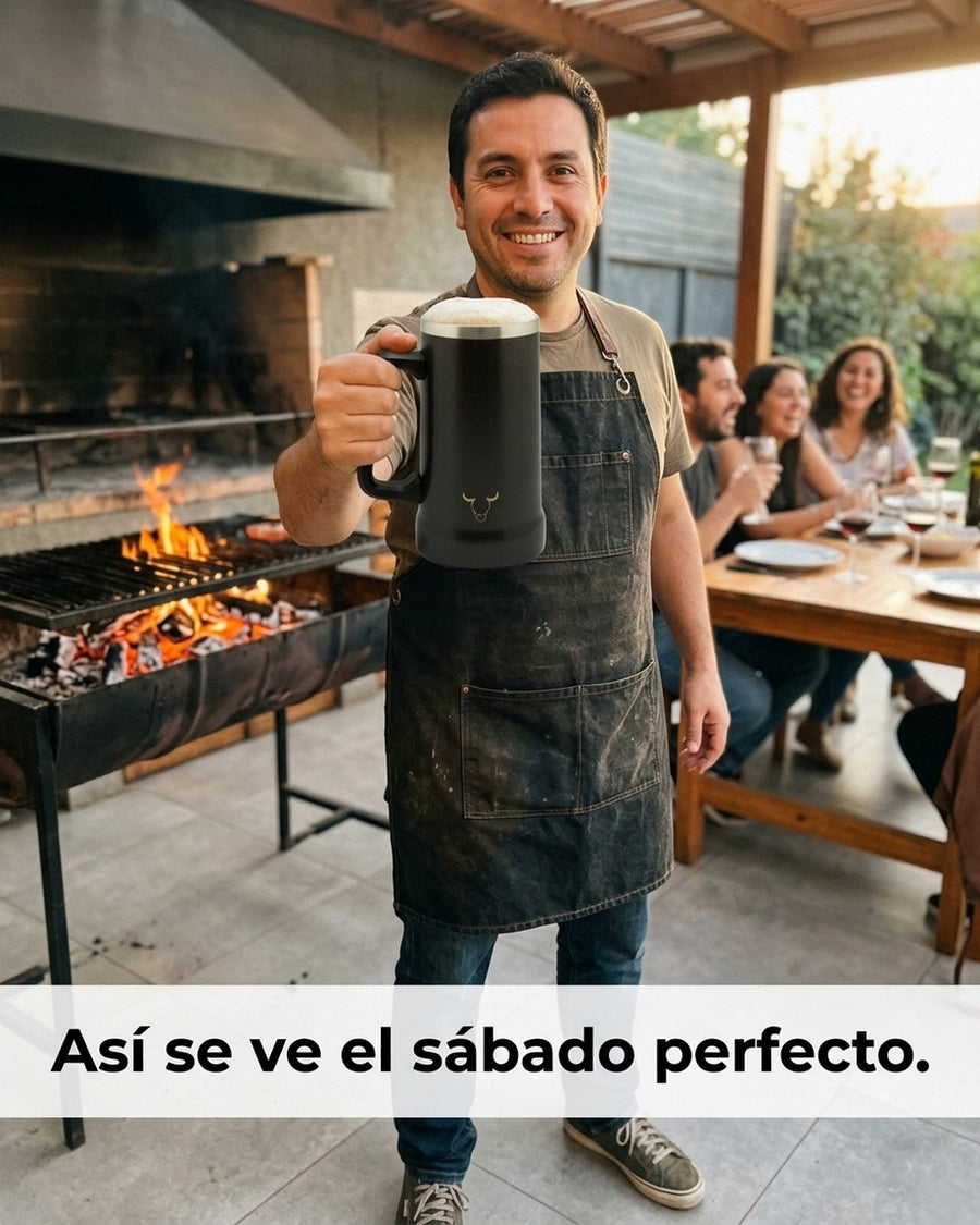 Vaso Acero Inoxidable Wayu 750 Ml Beer Mug Cerveza Bar + Grabado Personalizado