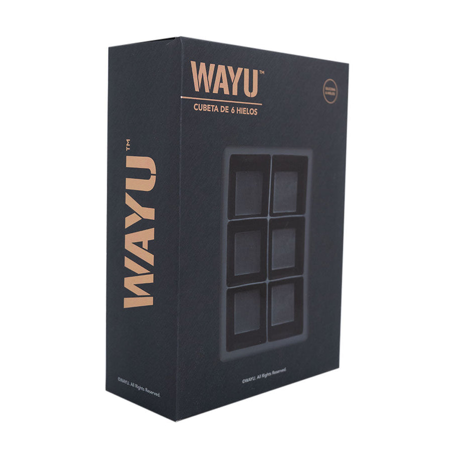 Cubetera 6 Cubos De Hielo Wayu Hielo Grande Premium Tragos