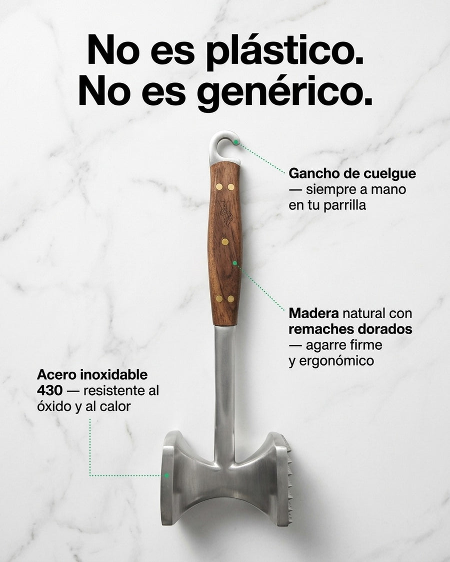 Martillo Ablandador Carne Parrillero Kangkawe