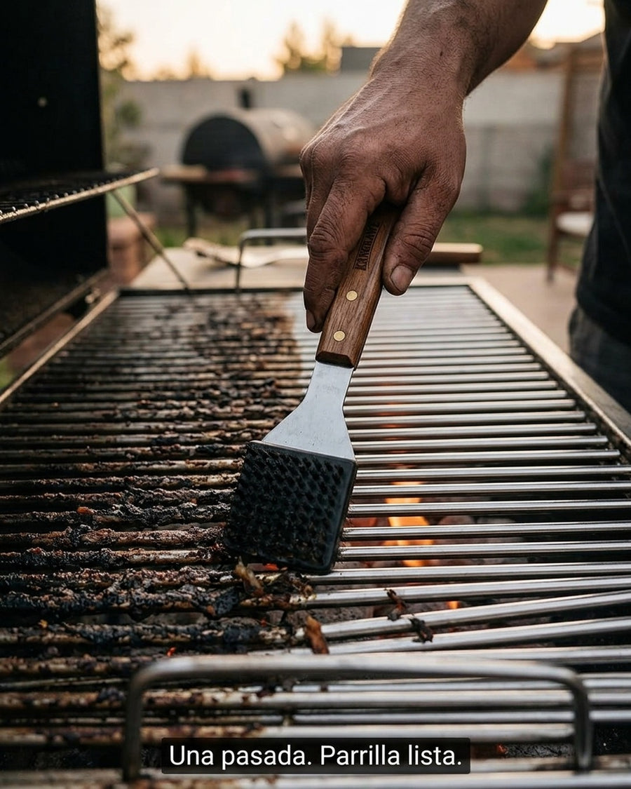 Cepillo Limpia Parrilla Kangkawe Xl Limpiador De Asado