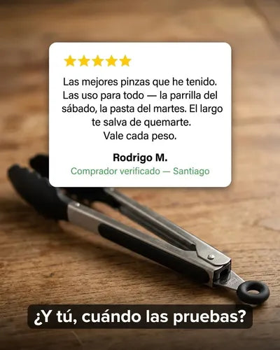 Pinzas Tenazas 30 Cm Cocina Multiuso
